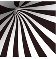 Black and white spiral tunnel vector image