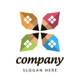 Logo construction company vector image