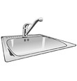Kitchen Sink vector image