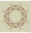 Floral frame with roses vector image