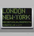 Digital Board vector image