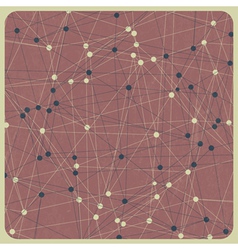 Retro connections background vector image