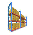 Storage racks vector image
