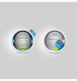 Web site template vector image