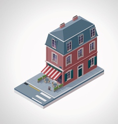 Isometric cafe vector image