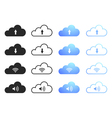Cloud Computing Icons - Set 1 vector image