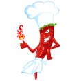 Chili chef vector image