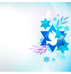 Jewish symbols vector image