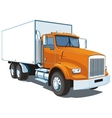 Commercial truck Commercial truck vector image