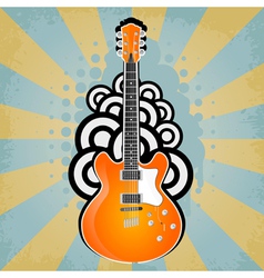Retro background vector image