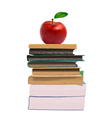 Education books vector image
