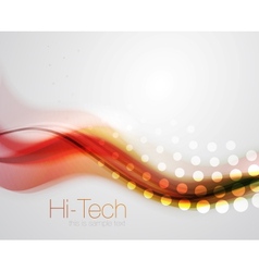 Abstract wave line background vector image