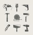 Building tool icon set vector image