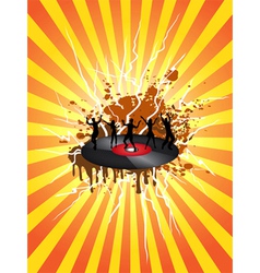 Party Poster Background Party Poster Background vector image