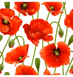 Floral background vector image