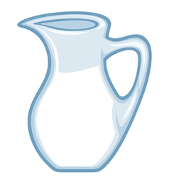 Jug of milk vector image