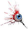 Grunge eye vector image
