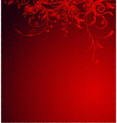 Floral background vector image