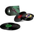 Record collection vector image