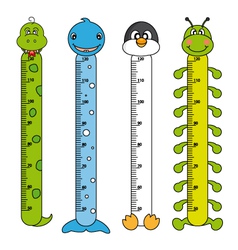 Bumper children meter wall vector image