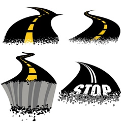 Road Rash vector image