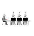 Team education vector image