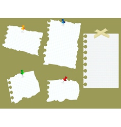 Note paper vector image