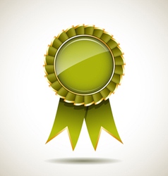 Label with ribbons vector image