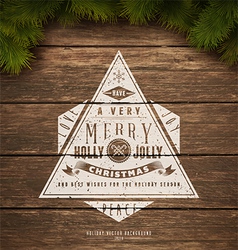 Holidays sign vector image