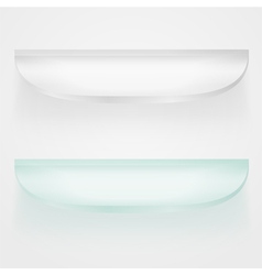 Glass Shelves vector image