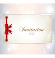 Invitation card vector image