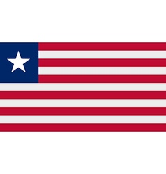 Liberian flag Liberian flag vector image