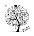 Tree of knowledge vector image