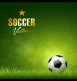 Soccer ball design vector image