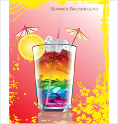 Summer background vector image