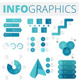 Infographics design elements for business vector image