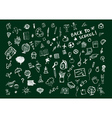School icons vector image