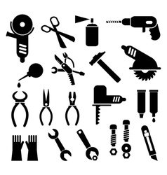 Work tool icons vector image