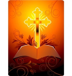 Cross symbol vector image