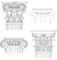 Classic style column vector image