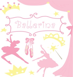 Ballerina vector image