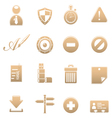 Icon set universal vector image