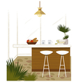 Modern Kitchen Bar vector image
