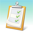 Clipboard vector image