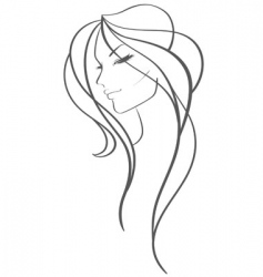 Women profile vector image