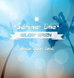Summer poster vector image