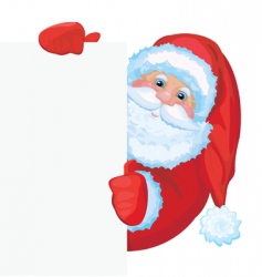 Santa Claus background vector image