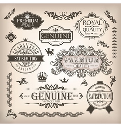 Set of design elements vector image
