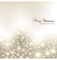 Elegant Christmas background with snowflakes and vector image