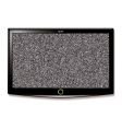 LCD TV wall hang static vector image